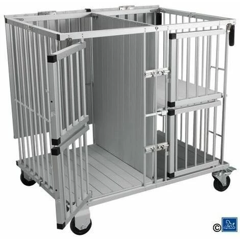 CHADOG Cage Pliable Expo Alu Multiple Modulable 1 à 4 Compartiments Dim Ext: 65 X 93 Cm 4 CHADOG Cage Pliable Expo Alu Multiple Modulable 1 à 4 Compartiments Dim Ext: 65 X 93 Cm – Image 4