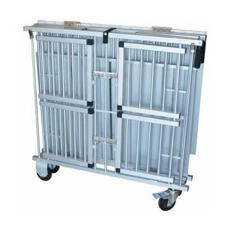 CHADOG Cage Pliable Expo Alu Multiple Modulable 1 à 4 Compartiments Dim Ext: 65 X 93 Cm 5 CHADOG Cage Pliable Expo Alu Multiple Modulable 1 à 4 Compartiments Dim Ext: 65 X 93 Cm – Image 5