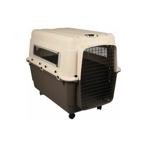 FLAMINGO Cage De Transport Nomad Taupe XXL 70x100x75cm 1 FLAMINGO Cage De Transport Nomad Taupe XXL 70x100x75cm