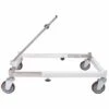 CHADOG Chariot Reglable L:61/110cm L:45/75cm Tout Metal Avec Tres Grandes Roues (1