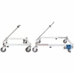 CHADOG Chariot Reglable L:61/110cm L:45/75cm Tout Metal Avec Tres Grandes Roues (1 -Cage, caisse et transport pour chien Soldes 10226787 3