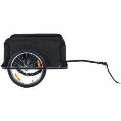 HOMCOM Remorque De Transport Velo Cargo Pliable Charge Max.60kg Avec 4 Reflecteurs Et Housse Amovible Rouge Noir - Noir 9 HOMCOM Remorque De Transport Velo Cargo Pliable Charge Max.60kg Avec 4 Reflecteurs Et Housse Amovible Rouge Noir - Noir -Cage, caisse et transport pour chien Soldes 1030233 5