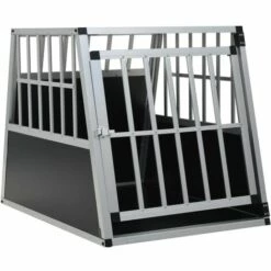 VidaXL Cage Pour Chien Avec Une Porte 65 X 91 X 69,5 Cm - Argent