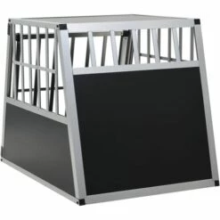 VidaXL Cage Pour Chien Avec Une Porte 65 X 91 X 69,5 Cm - Argent 9 VidaXL Cage Pour Chien Avec Une Porte 65 X 91 X 69,5 Cm - Argent -Cage, caisse et transport pour chien Soldes 11189042 5