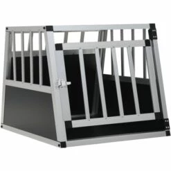 VidaXL Cage Pour Chien Avec Une Porte 54 X 69 X 50 Cm - Argent
