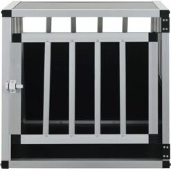 VidaXL Cage Pour Chien Avec Une Porte 54 X 69 X 50 Cm - Argent -Cage, caisse et transport pour chien Soldes 11189045 3