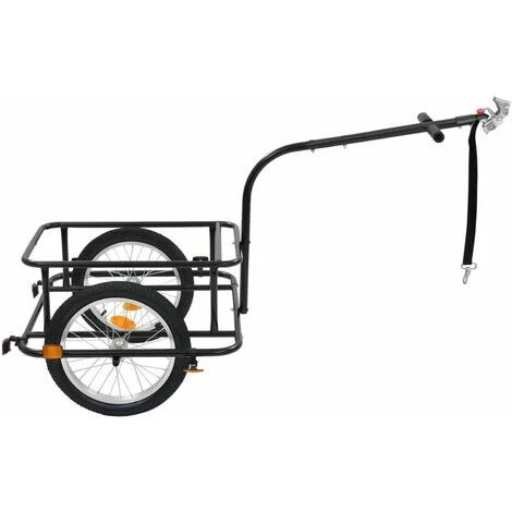 VidaXL Remorque Pour Bicyclette 50 L Noir - Noir 4 VidaXL Remorque Pour Bicyclette 50 L Noir - Noir – Image 4