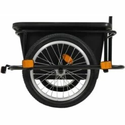 VidaXL Remorque Pour Bicyclette 50 L Noir - Noir 9 VidaXL Remorque Pour Bicyclette 50 L Noir - Noir -Cage, caisse et transport pour chien Soldes 12074413 5