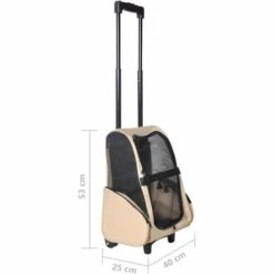 VidaXL Chariot Polyvalent Pliable Pour Animaux De Compagnie Beige - Beige 7 VidaXL Chariot Polyvalent Pliable Pour Animaux De Compagnie Beige - Beige -Cage, caisse et transport pour chien Soldes 1243696 3