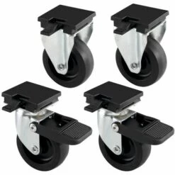 Ferplast L388B Kit 4 Roues Kit De Roulettes Pour Porte-chiens Atlas Professional Et Classic. Variante L388B - Mesures: -