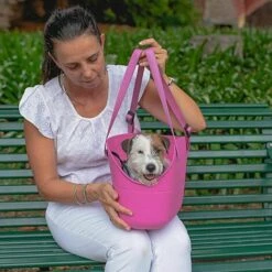 Ferplast WITH-ME Sac En Résine Pour Le Transport De Chiens De Petites Tailles, Différentes Couleurs. Variante WITH-ME - Mesures: 21.5 X 43.5 X H 25 Cm - Fuchsia - Fuchsia 7 Ferplast WITH-ME Sac En Résine Pour Le Transport De Chiens De Petites Tailles, Différentes Couleurs. Variante WITH-ME - Mesures: 21.5 X 43.5 X H 25 Cm - Fuchsia - Fuchsia -Cage, caisse et transport pour chien Soldes 12573243 3