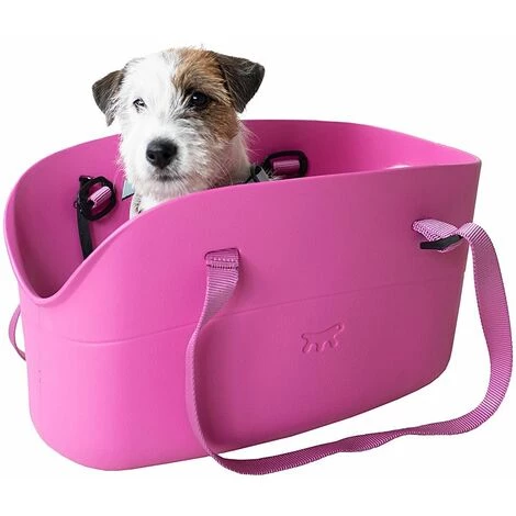 Ferplast WITH-ME Sac En Résine Pour Le Transport De Chiens De Petites Tailles, Différentes Couleurs. Variante WITH-ME - Mesures: 21.5 X 43.5 X H 25 Cm - Fuchsia - Fuchsia 5 Ferplast WITH-ME Sac En Résine Pour Le Transport De Chiens De Petites Tailles, Différentes Couleurs. Variante WITH-ME - Mesures: 21.5 X 43.5 X H 25 Cm - Fuchsia - Fuchsia – Image 5