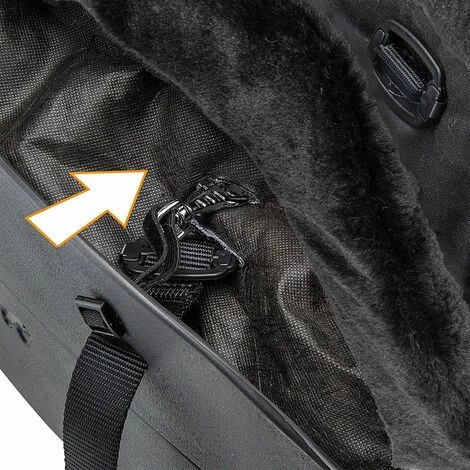 Ferplast WITH-ME COVER Revêtement Pour Sac With-Me. Différentes Couleurs.. Variante - Mesures: 21.5 X 43.5 X H 27 Cm - Noir - Noir 2 Ferplast WITH-ME COVER Revêtement Pour Sac With-Me. Différentes Couleurs.. Variante - Mesures: 21.5 X 43.5 X H 27 Cm - Noir - Noir – Image 2