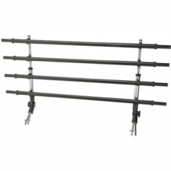 Ferplast DOG CAR SECURITY Séparation Universelle Pour Voiture à Fixer Aux Appuis-têtes<br />. Variante DOG CAR SECURITY - Mesures: Min: 82 X 15 X H 32 Cm - Max: 141 X 15 X H 43 Cm - Noir - Noir