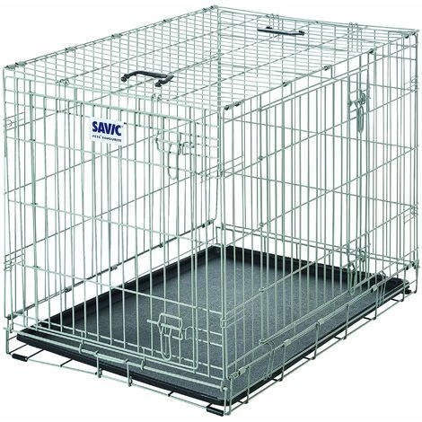 SAVIC Cage Pliable Dog Residence Taille : 61 Cm 1 SAVIC Cage Pliable Dog Residence Taille : 61 Cm
