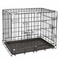 OOBEST Cage De Transport Métallique Noire Pour Chien 61*46*48cm -Cage, caisse et transport pour chien Soldes 14007761 4