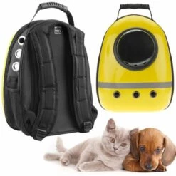 CityBAG - Sac à Dos De Transport Des Animaux De Compagnie En Plastique Rigide Jaune 7 CityBAG - Sac à Dos De Transport Des Animaux De Compagnie En Plastique Rigide Jaune -Cage, caisse et transport pour chien Soldes 14659490 3