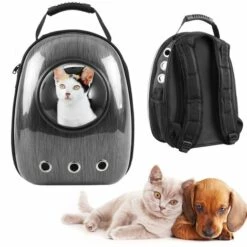 CityBAG - Sac à Dos De Transport Des Animaux De Compagnie En Plastique Rigide Gris -Cage, caisse et transport pour chien Soldes 14659491 3