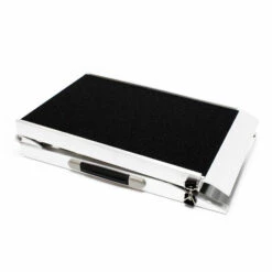 WILTEC Rampe D'accès Pour Chiens Rampe Pour Animaux 1x Pliable Alu Surface Antidérapante 214 X 38 Cm 115kg