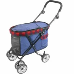 PrimeMatik - Chariot D'enfants Pour Transporter Chiens, Chats Et Animaux Domestiques. Pet Voyage Poussette Couleur Rouge