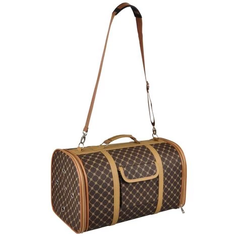 FLAMINGO Sac De Transport Pour Animaux Chloe 2 Marron 45x26x26 Cm - Brun 1 FLAMINGO Sac De Transport Pour Animaux Chloe 2 Marron 45x26x26 Cm - Brun