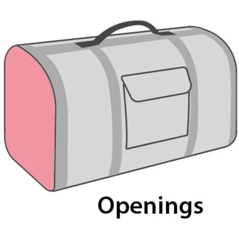 FLAMINGO Sac De Transport Pour Animaux Chloe 2 Marron 45x26x26 Cm - Brun 4 FLAMINGO Sac De Transport Pour Animaux Chloe 2 Marron 45x26x26 Cm - Brun – Image 4