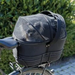 TRIXIE Panier Arrière De Vélo Pour Animaux Compagnie 29x42x48 Cm Noir - Noir