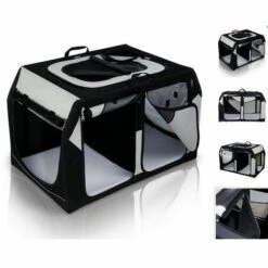 Cage De Transport Pliante Double En Cordura / Nylon Désignation : Cage Double MORIN 39725