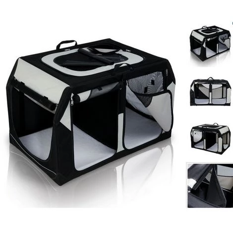 Cage De Transport Pliante Double En Cordura / Nylon Désignation : Cage Double MORIN 39725 1 Cage De Transport Pliante Double En Cordura / Nylon Désignation : Cage Double MORIN 39725