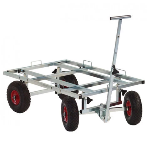 P2D ® Chariot Tout Terrain De Luxe Pour Transport De Cage De Chien Et Chat 1 P2D ® Chariot Tout Terrain De Luxe Pour Transport De Cage De Chien Et Chat