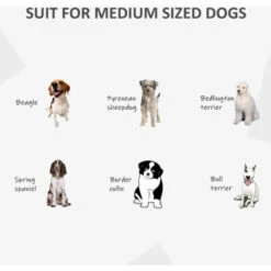 PawHut Cage Caisse De Transport Pliante Pour Chien En Métal Noir 91 X 61 X 67 Cm - Noir -Cage, caisse et transport pour chien Soldes 17063396 5