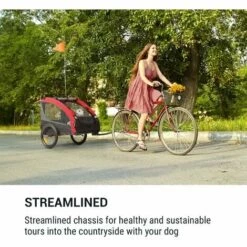 Klarfit Husky Race Remorque Pour Chien 282 L 40 Kg Toile Oxford 600D Rouge 7 Klarfit Husky Race Remorque Pour Chien 282 L 40 Kg Toile Oxford 600D Rouge -Cage, caisse et transport pour chien Soldes 17575393 3