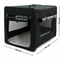 WILTEC Cage Transport Pliable Animaux Domestiques L (76x56x61 Cm) Coussin Amovible Caisse Abri Chien 7 WILTEC Cage Transport Pliable Animaux Domestiques L (76x56x61 Cm) Coussin Amovible Caisse Abri Chien -Cage, caisse et transport pour chien Soldes 17917348 3
