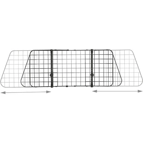 Relaxdays Grille De Séparation Pour Chien Voiture, Barrière Universelle, Largeur Réglable, H X L 40 X 92-157 Cm, Noir 4 Relaxdays Grille De Séparation Pour Chien Voiture, Barrière Universelle, Largeur Réglable, H X L 40 X 92-157 Cm, Noir – Image 4