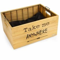 Beeztees Caisse De Vélo Pour Chiens Bois - Beige 7 Beeztees Caisse De Vélo Pour Chiens Bois - Beige -Cage, caisse et transport pour chien Soldes 19287420 3