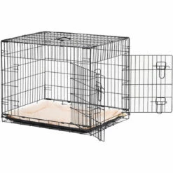 PawHut Cage Caisse De Transport Pliante Pour Chien En Métal Noir 106 X 71 X 76 Cm Matelas Fourni - Noir 9 PawHut Cage Caisse De Transport Pliante Pour Chien En Métal Noir 106 X 71 X 76 Cm Matelas Fourni - Noir -Cage, caisse et transport pour chien Soldes 1933135 5