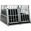 YOUTHUP Cage Pour Chien à Double Porte 94 X 88 X 69 Cm