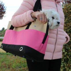 Sac De Transport Pour Chiens Et Chats Yatek, Avec 4 Poches Latérales Et Protection Contre Le Saut De Couleur Rose. 8 Sac De Transport Pour Chiens Et Chats Yatek, Avec 4 Poches Latérales Et Protection Contre Le Saut De Couleur Rose. -Cage, caisse et transport pour chien Soldes 23067175 4