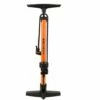 BETTER MAISON POMPE à PIED DE VELO PORTABLE HAUTE PRESSION AVEC BAROMèTRE ORANGE - Orange