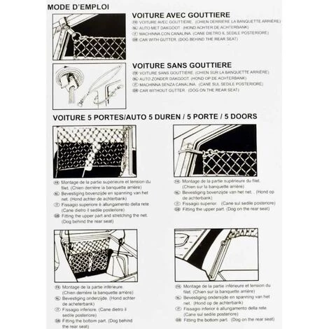 PERALINE Filet Pare Chien Pour Véhicule 3 PERALINE Filet Pare Chien Pour Véhicule – Image 3