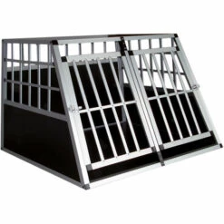 FERRIBIELLA Cage Double En Aluminium Pour Chiens Et Chats