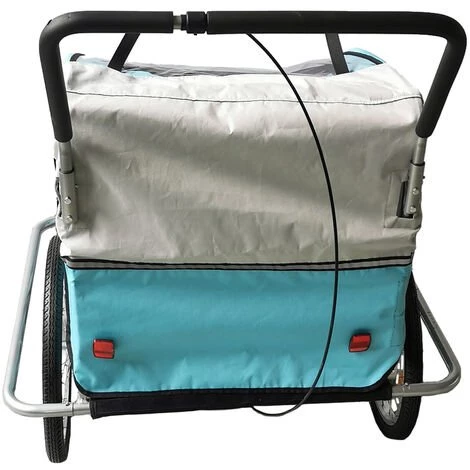 ECOMSO Remorque Vélo Bleu 4 ECOMSO Remorque Vélo Bleu – Image 4