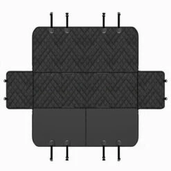 BINGO PAW Housse De Siège Voiture Pour Chien Animaux Protection De Banquette Arrière Voiture Pour Voyage 147 X 137cm 6 BINGO PAW Housse De Siège Voiture Pour Chien Animaux Protection De Banquette Arrière Voiture Pour Voyage 147 X 137cm -Cage, caisse et transport pour chien Soldes 24075265 3