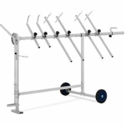 MSW Support Pivotant Support Élément Rotatif Pro Atelier Peinture Carrosserie 90Kg - Argent