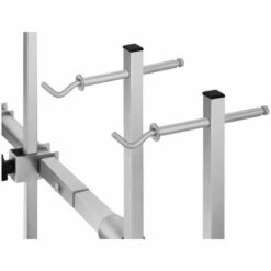 MSW Support Pivotant Support Élément Rotatif Pro Atelier Peinture Carrosserie 90Kg - Argent -Cage, caisse et transport pour chien Soldes 24482600 3