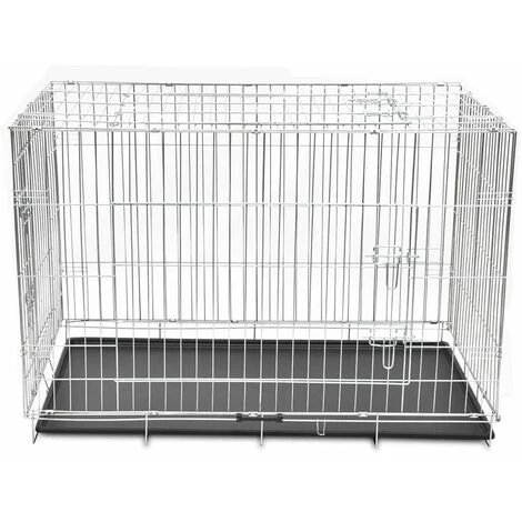 Hommoo Cage Metallique Et Pliable Pour Chiens XXL HDV06936 2 Hommoo Cage Metallique Et Pliable Pour Chiens XXL HDV06936 – Image 2
