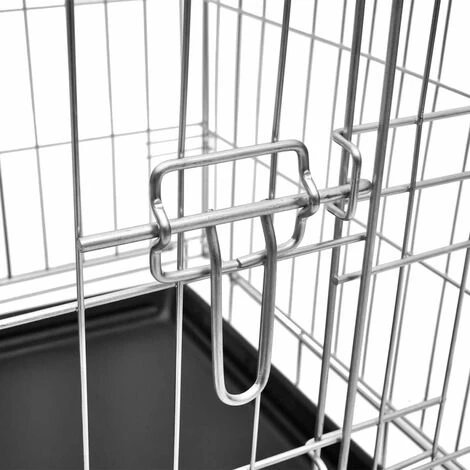 Hommoo Cage Metallique Et Pliable Pour Chiens XXL HDV06936 3 Hommoo Cage Metallique Et Pliable Pour Chiens XXL HDV06936 – Image 3