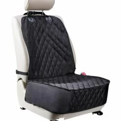 BEARSU Housse De Siège Auto Pour Chien Pour Sièges Avant. Protection De Siège De Voiture Imperméable Et Anti-Rayures Pour Chiens. S'adapte à La Plupart Des Camions, Camionnettes Et SUV (Noir).