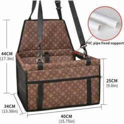 DEVENIRRICHE Sac De Transport Chien Et Chat Avec Rehausseur, Ceinture De Siège De Voiture De Sac De Voiture D'animal Familier Respirant Pour L'animal Chat De Chien. 7 DEVENIRRICHE Sac De Transport Chien Et Chat Avec Rehausseur, Ceinture De Siège De Voiture De Sac De Voiture D'animal Familier Respirant Pour L'animal Chat De Chien. -Cage, caisse et transport pour chien Soldes 25590965 3