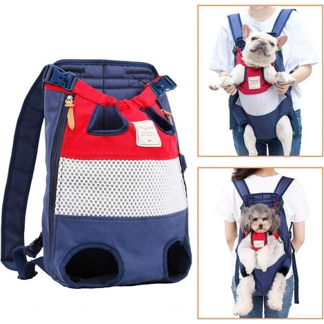 DEVENIRRICHE Sac Ventral Chien, Porte Chien Sac Transport Pour Chien Chat (M ) Sac à Dos Sortie, Voyage, Camping Sac Ventral De Transport Pour Petit Animaux Portable Et Sûr Supporte Jusqu'a 12KG 2 DEVENIRRICHE Sac Ventral Chien, Porte Chien Sac Transport Pour Chien Chat (M ) Sac à Dos Sortie, Voyage, Camping Sac Ventral De Transport Pour Petit Animaux Portable Et Sûr Supporte Jusqu'a 12KG – Image 2